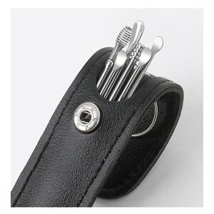 6-Piece Set of Ear Pick Portable Boxed Ear-Picker Set‎ Spiral Spring Ear Pick